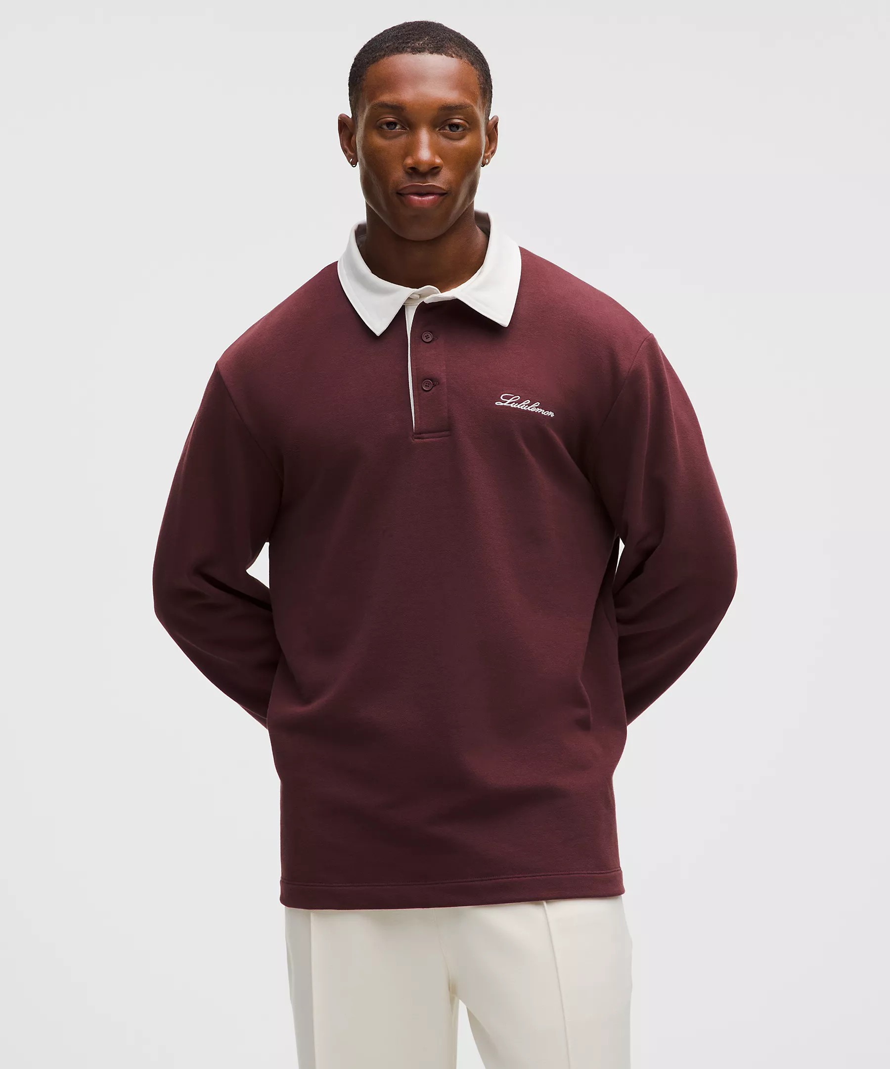 Long-Sleeve Rugby Shirt *Embroidery | Men's Polo Shirts | lululemon | Lululemon (US)
