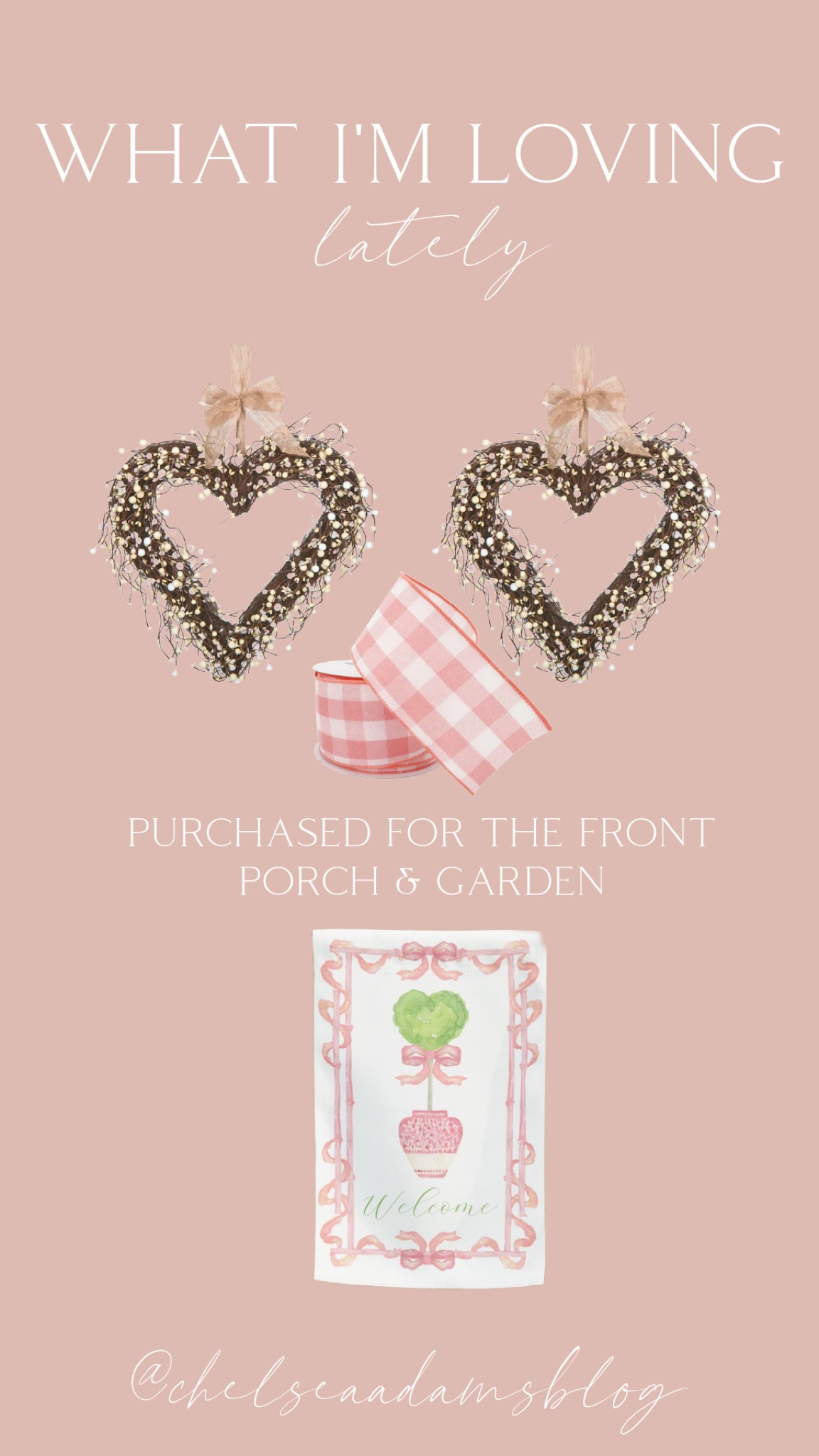 here’s what i’ve purchased for valentine’s day decor (so far 😉)
heart wreath
Valentines decor
Valentines day gift
Pink gingham ribbon
Twine wreath
Neutral valentines decor
Neutral wreath
Berry wreath
Etsy find
Small business
Valentines day flag
Garden flag
Heart wreath

#LTKunder100 #LTKunder50 #LTKhome