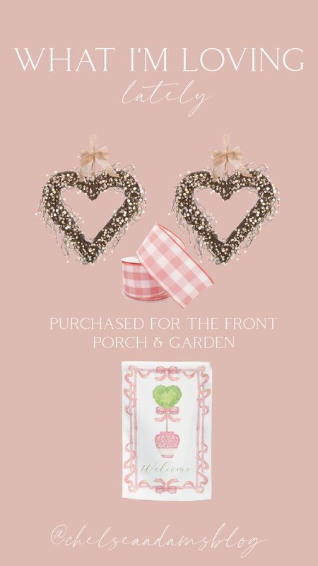 here’s what i’ve purchased for valentine’s day decor (so far 😉)
heart wreath
Valentines decor
Valentines day gift
Pink gingham ribbon
Twine wreath
Neutral valentines decor
Neutral wreath
Berry wreath
Etsy find
Small business
Valentines day flag
Garden flag
Heart wreath

#LTKunder100 #LTKunder50 #LTKhome