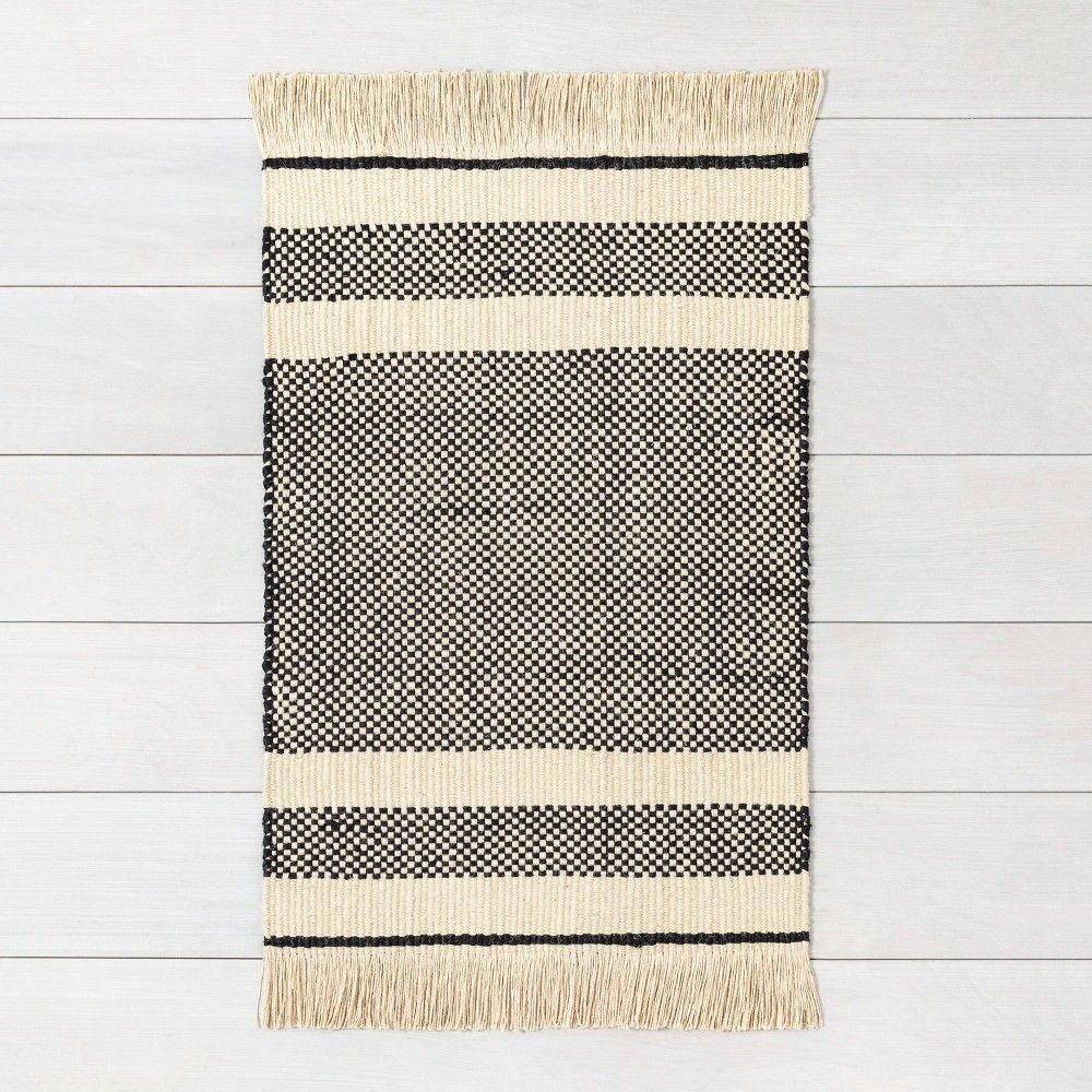 2'x3' Jute Rug Black - Hearth & Hand with Magnolia, Adult Unisex, Size: 2'X3' | Target