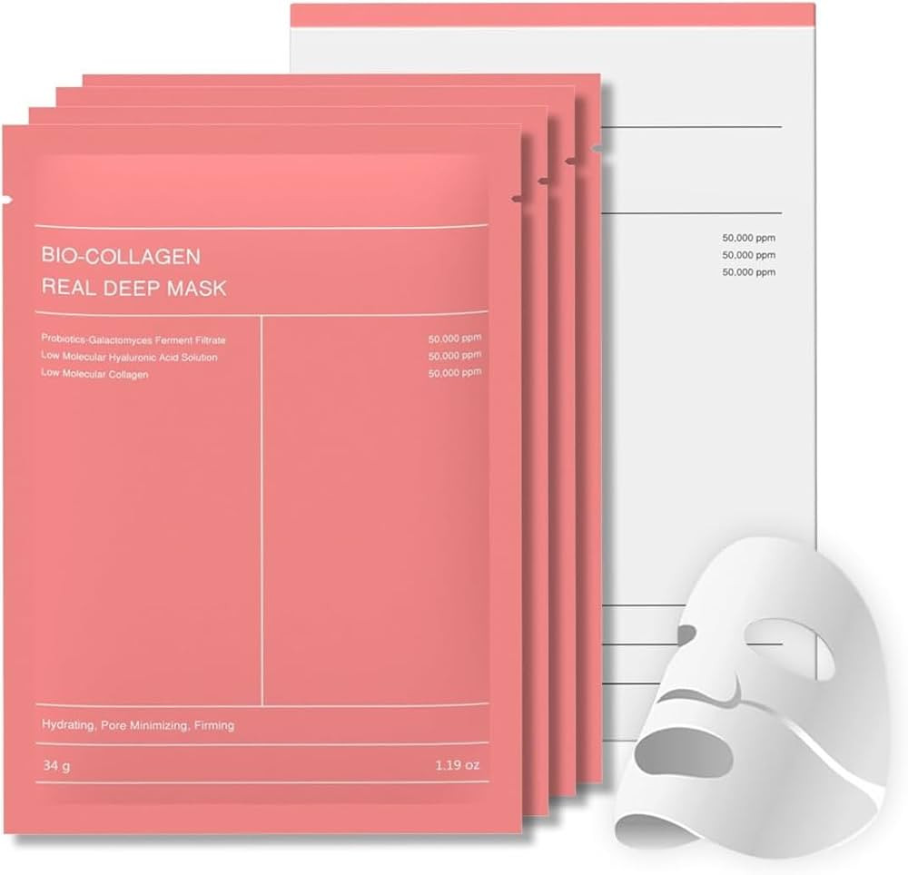 Bio-Collagen Real Deep Mask, Bestselling Hydrating Overnight Hydrogel Mask for Glassy Glowy Skin,... | Amazon (CA)