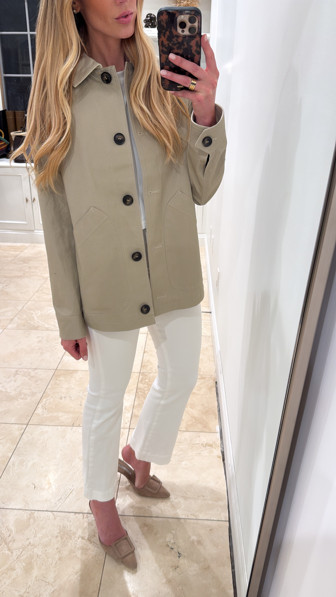 The button detailing on this jacket is everything!! Make sure to grab this during Nordstrom Sale!

I am wearing a size small