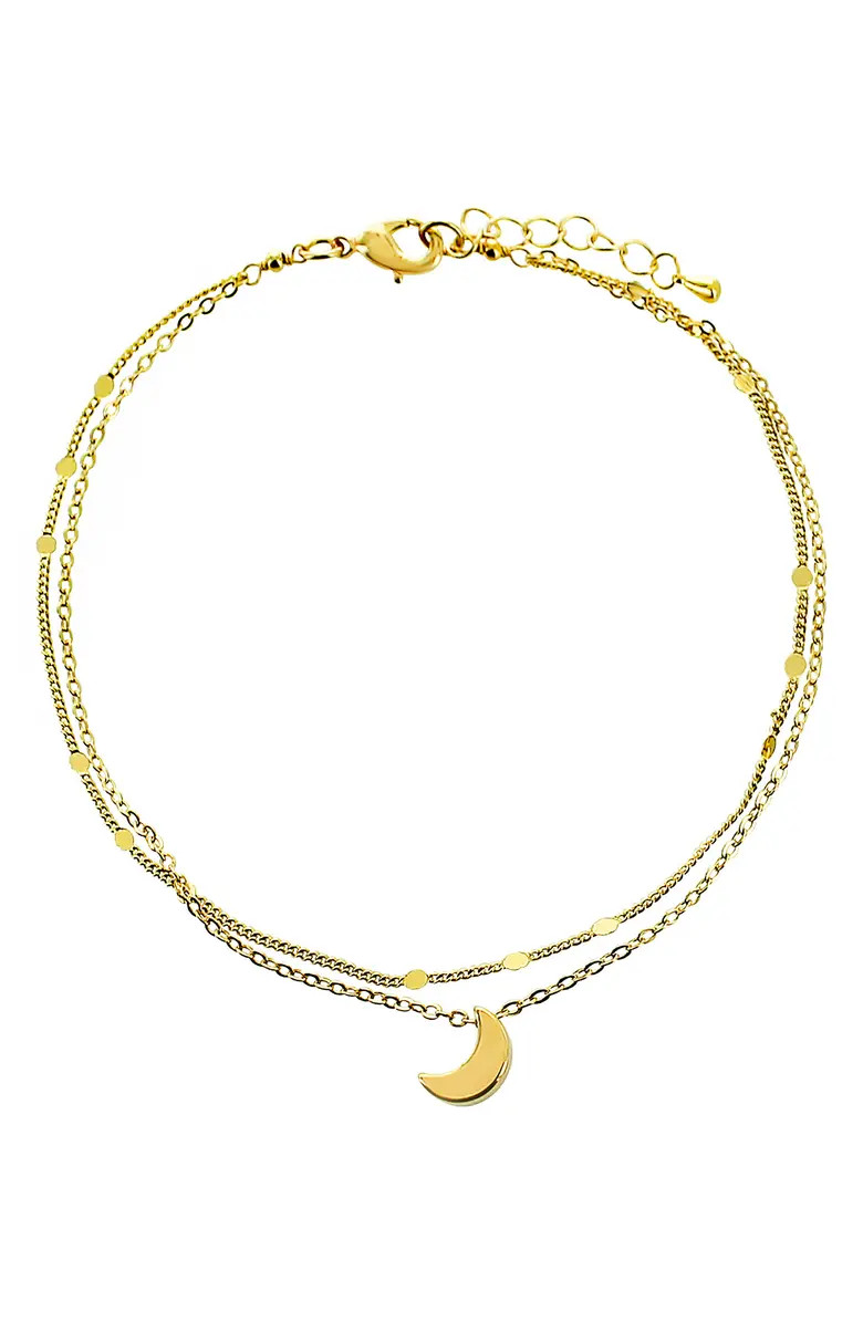 Layered Moon Pendant Anklet | Nordstrom | Nordstrom