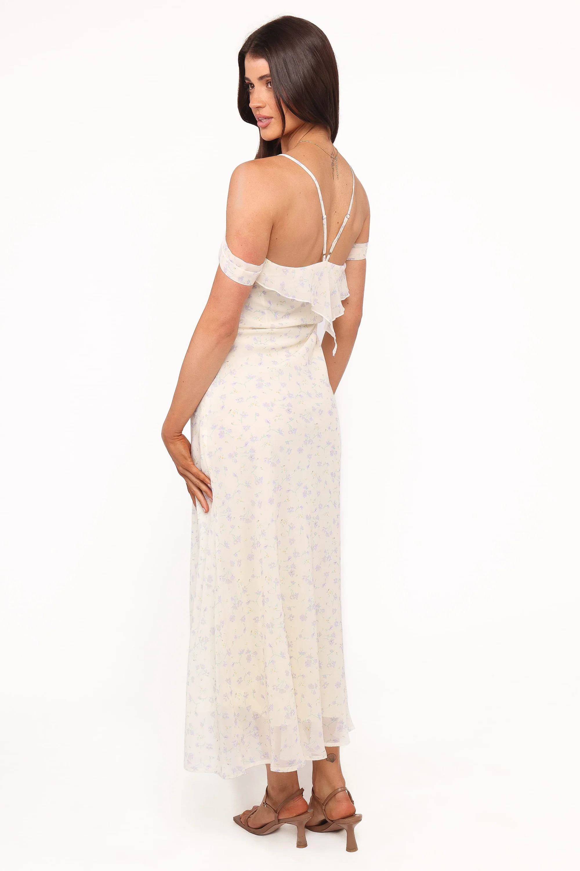 Elwood Midi Dress - Yellow Ditsy Floral | Petal & Pup (US)