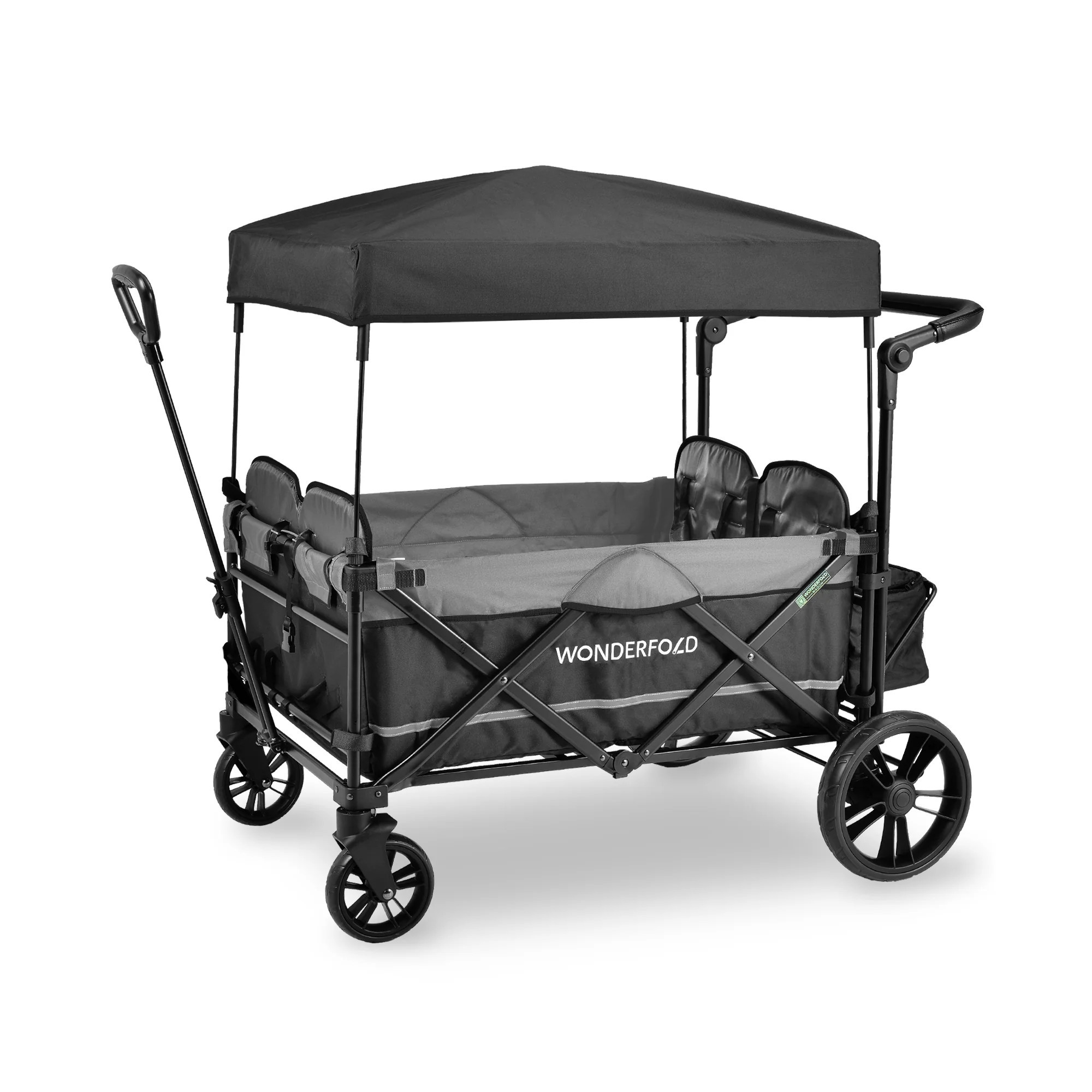 X4 Push + Pull Quad Stroller Wagon (4 Seater) | WonderFold Wagon