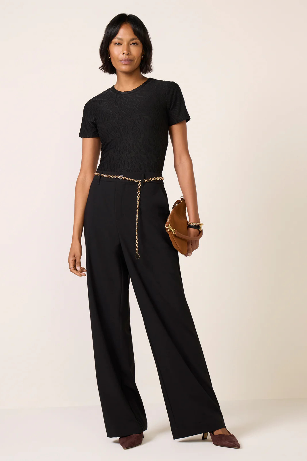 Mitchie Burnout Short Sleeve Top | Evereve