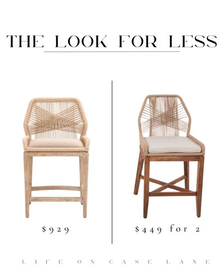 The look for less, counter stool, Stool dupe, triplecfarmhouse stool dupe, 

#LTKhome