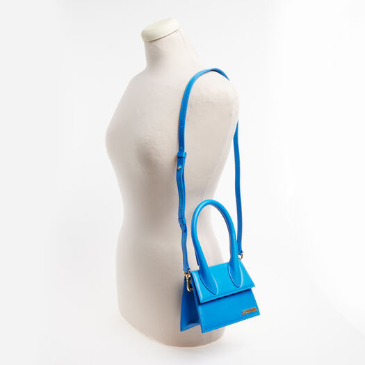 Blue Leather Midi Grab Bag | TK Maxx