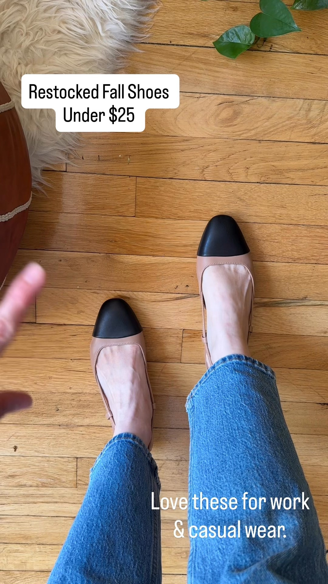 Love these cap toe sling backs for fall work wear and casual wear. Sized up 1/2 only $14!

#LTKWorkwear #LTKSaleAlert