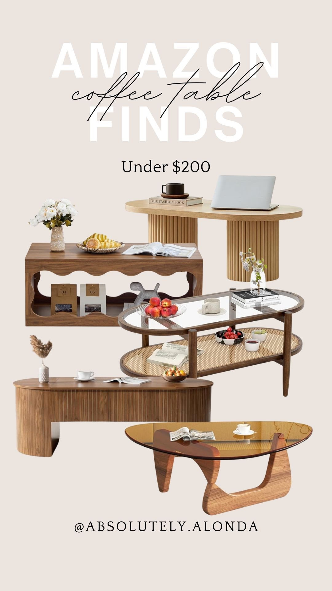 Amazon coffee tables under $200 (that look like way more!)

#LTKHome