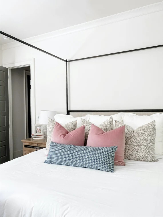 Pillow Combo King Bed Throw Pillows Throw Pillow Set Velvet | Etsy | Etsy (US)