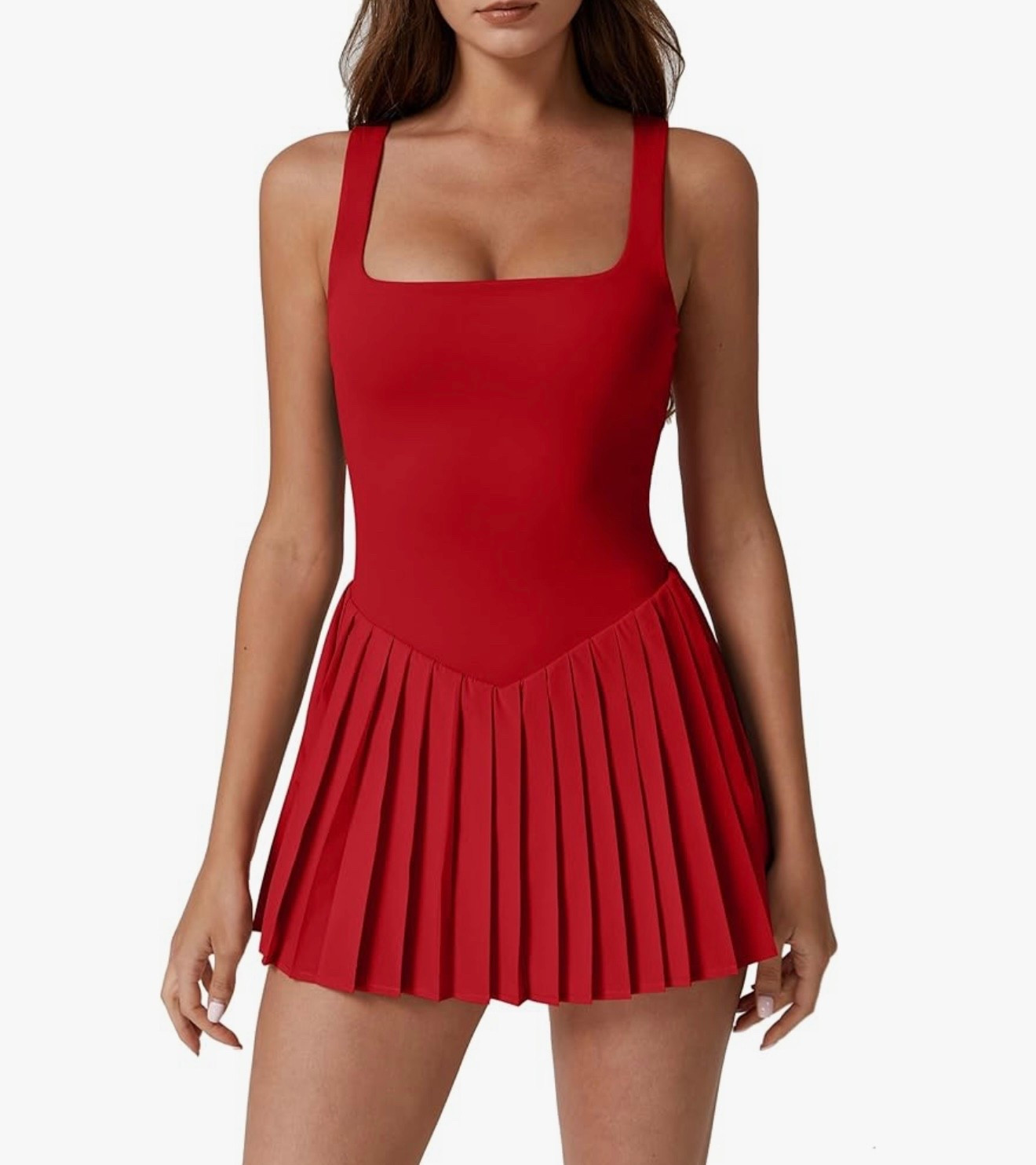 Perfect athletic dress! Has shorts underneath! Amazon again!