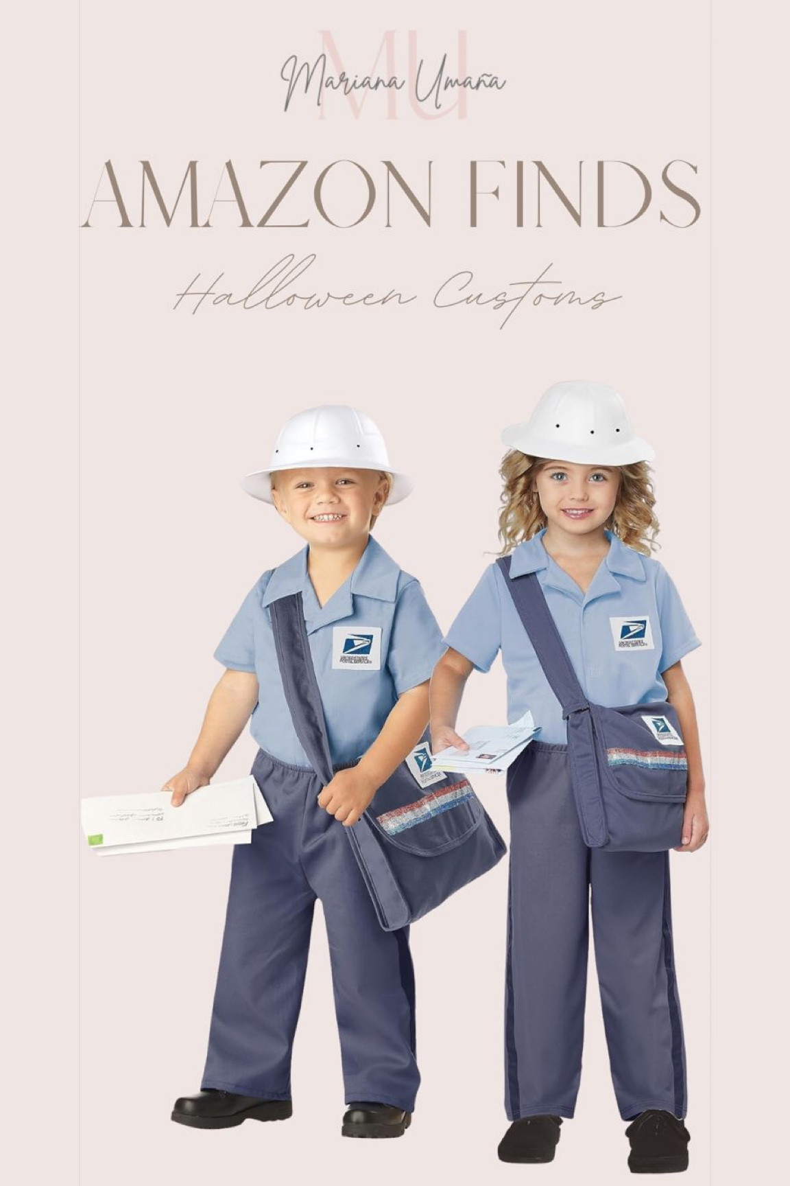 Replica of US Postal Service uniforms 🎃

Available in sizes M and L
100% polyester interlock knit fabric
Steel blue pants have elastic waist & a stripe of navy twill tape down each side seam
Light blue short-sleeved shirt has Hook and Loop fastener tab fasteners and a USPS patch on the left breast



#LTKSeasonal #LTKHalloween #LTKFindsUnder100