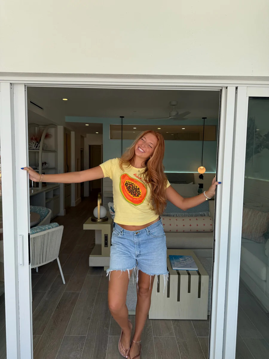The Papaya Baby Tee | The Beach Club Shop