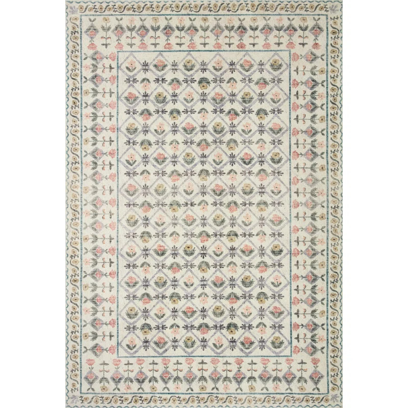 Rifle Paper Co. x Loloi Eden EDE-03 Rug feat. CloudPile | Wayfair North America
