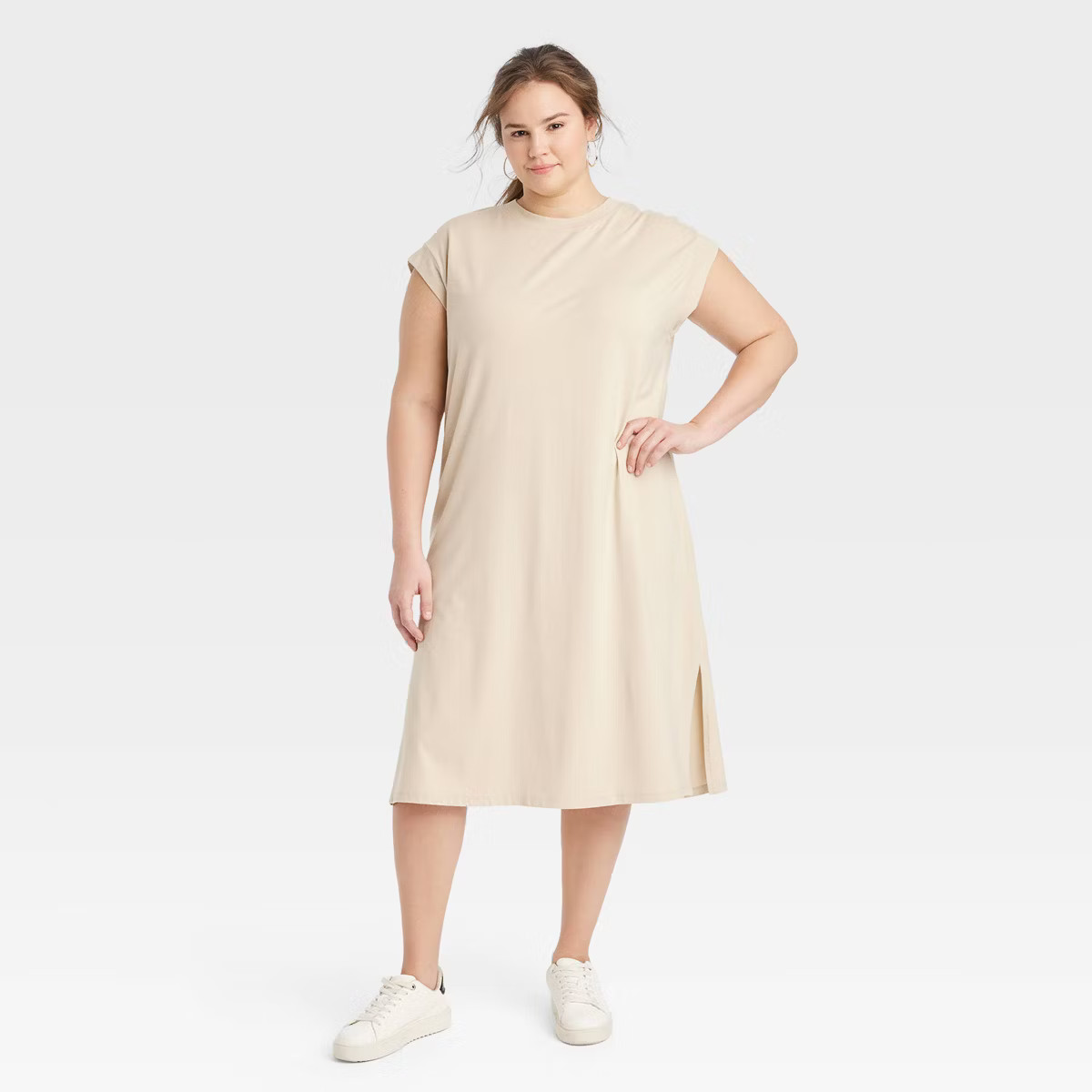 Women's Short Sleeve Midi Shirtdress - A New Day™ | Target