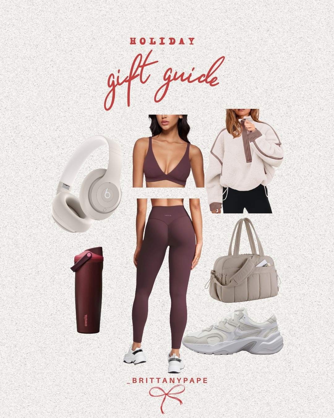 Holiday gift guide for her ✨
Linked below! 

#leggings #sportsbra #waterbottle #halfzippullover #gymbag #nike #nikesneakers #headphone #beatsheadphones

#LTKFindsUnder50 #LTKHoliday #LTKGiftGuide