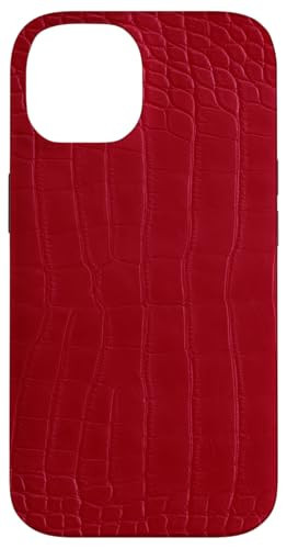 Red Alligator Print Crocodile Animal Lizard Pattern Case for iPhone 14 | Amazon (US)