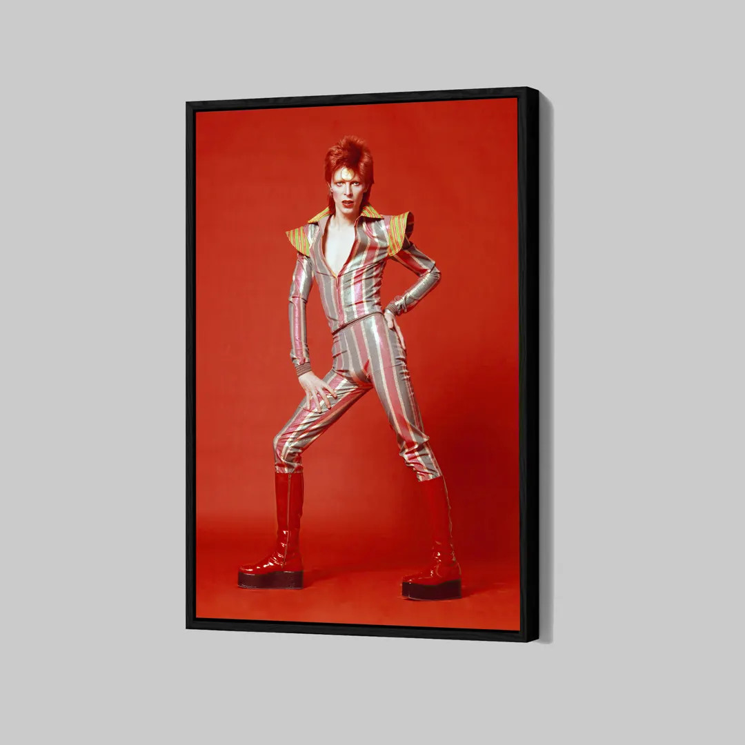 David Bowie Ziggy Stardust Poster Rock Music Framed Canvas Print Music Lover Wall Art Print David... | Etsy (US)