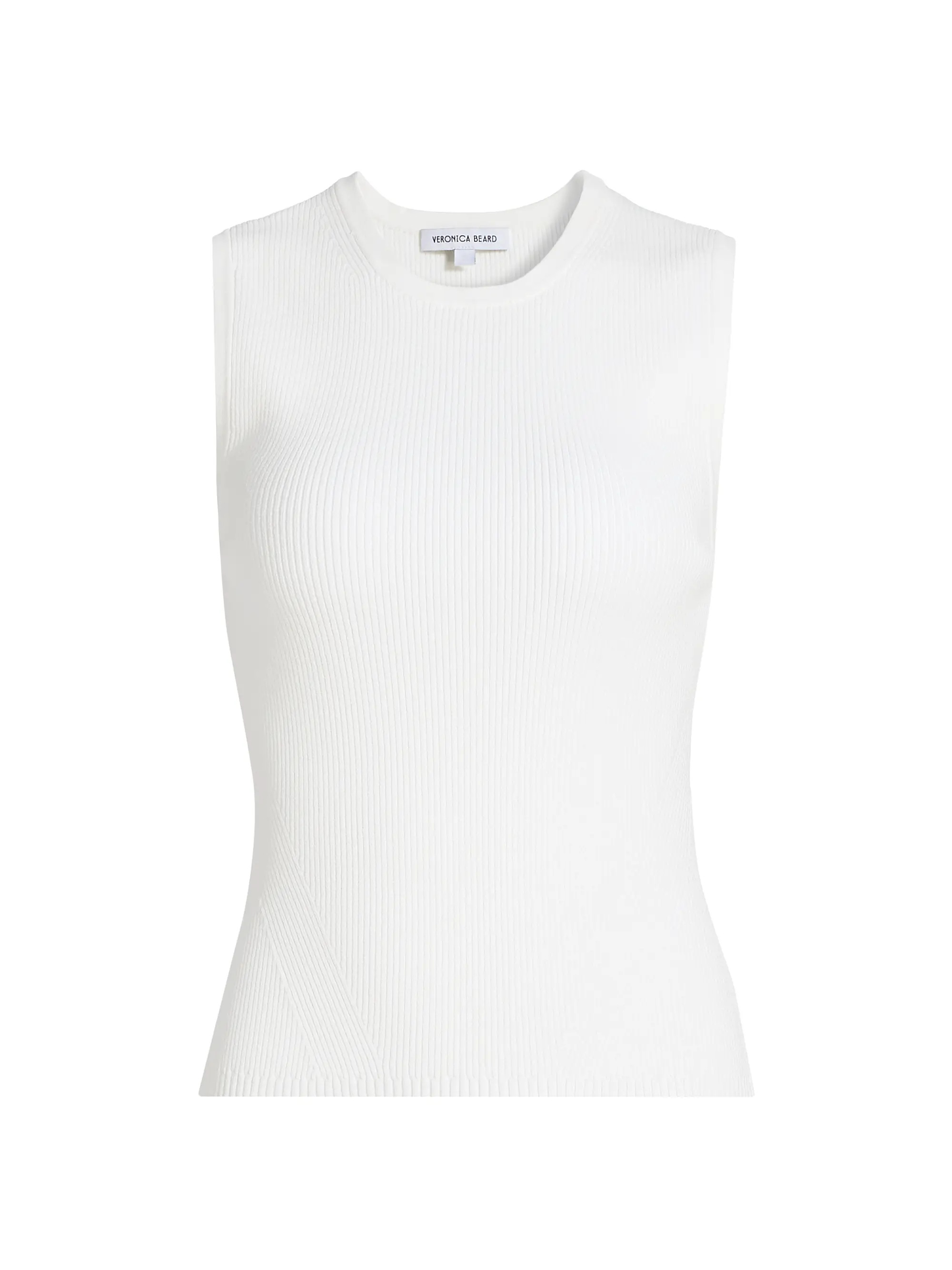 Veronica BeardSid Rib-Knit Crewneck Tank | Saks Fifth Avenue
