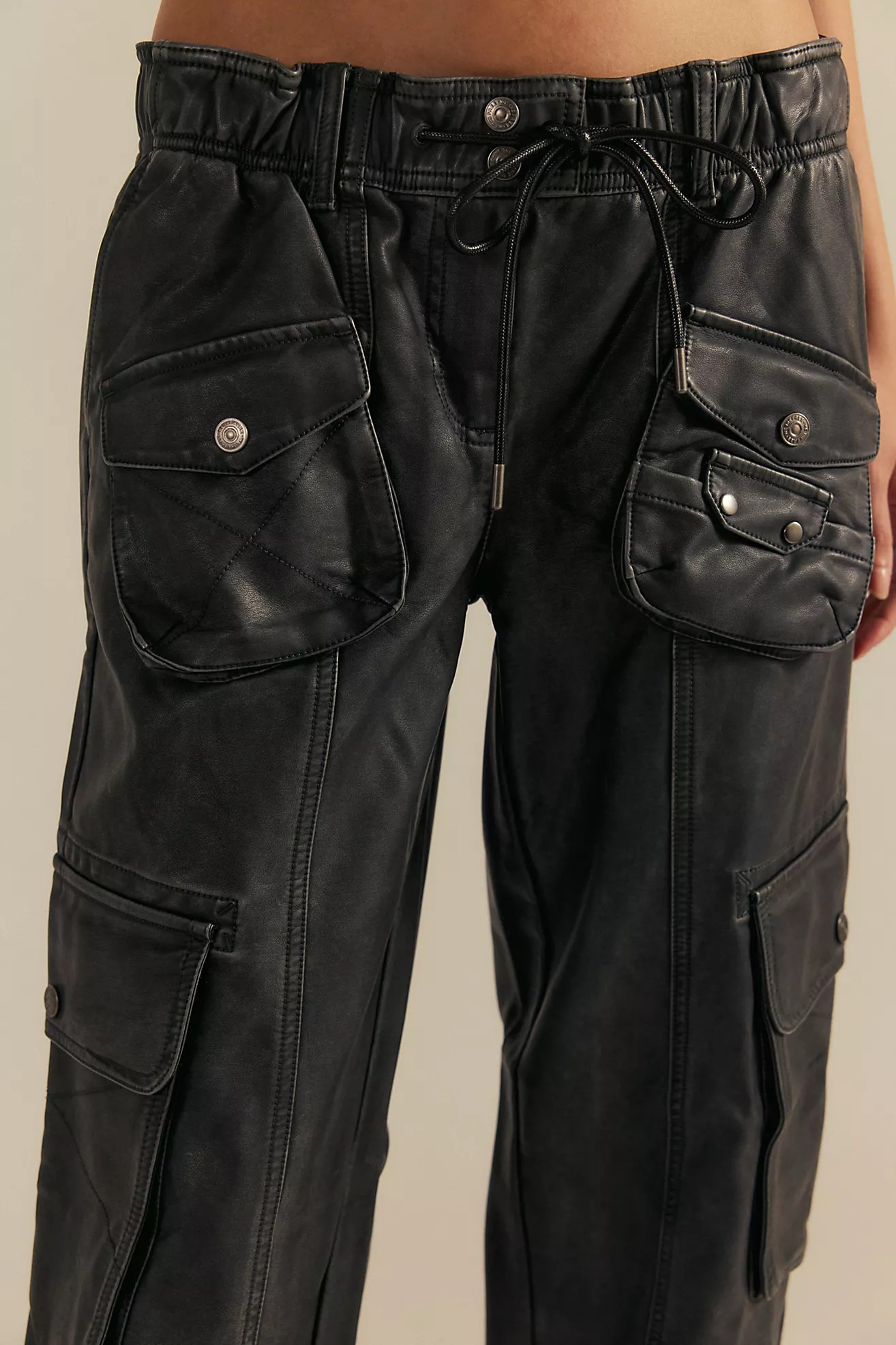 We The Free Tahiti Vegan Leather Cargo Pants | Free People (Global - UK&FR Excluded)