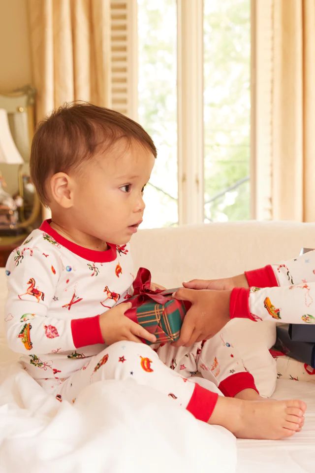 Baby Long-Long Set in Ornaments | LAKE Pajamas