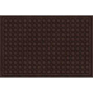 Brown 24 in. x 36 in. Synthetic Surface and Recycled Rubber Commercial Door Mat | The Home Depot