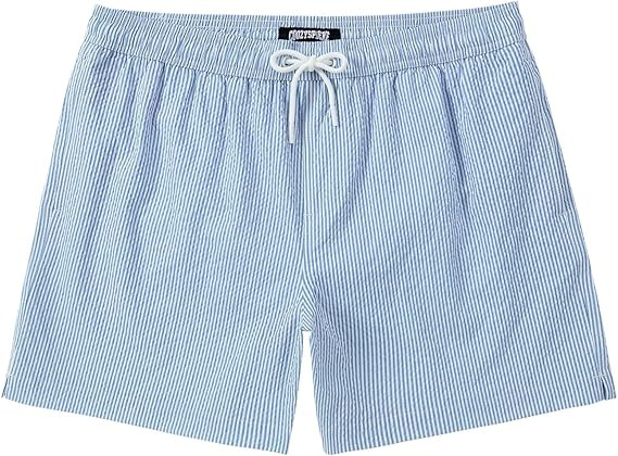 Men's Swim Shorts Seersucker Swimming Trunks for Men Beach Shorts Quick Dry Bathing Suit 5"/7"/9"... | Amazon (US)