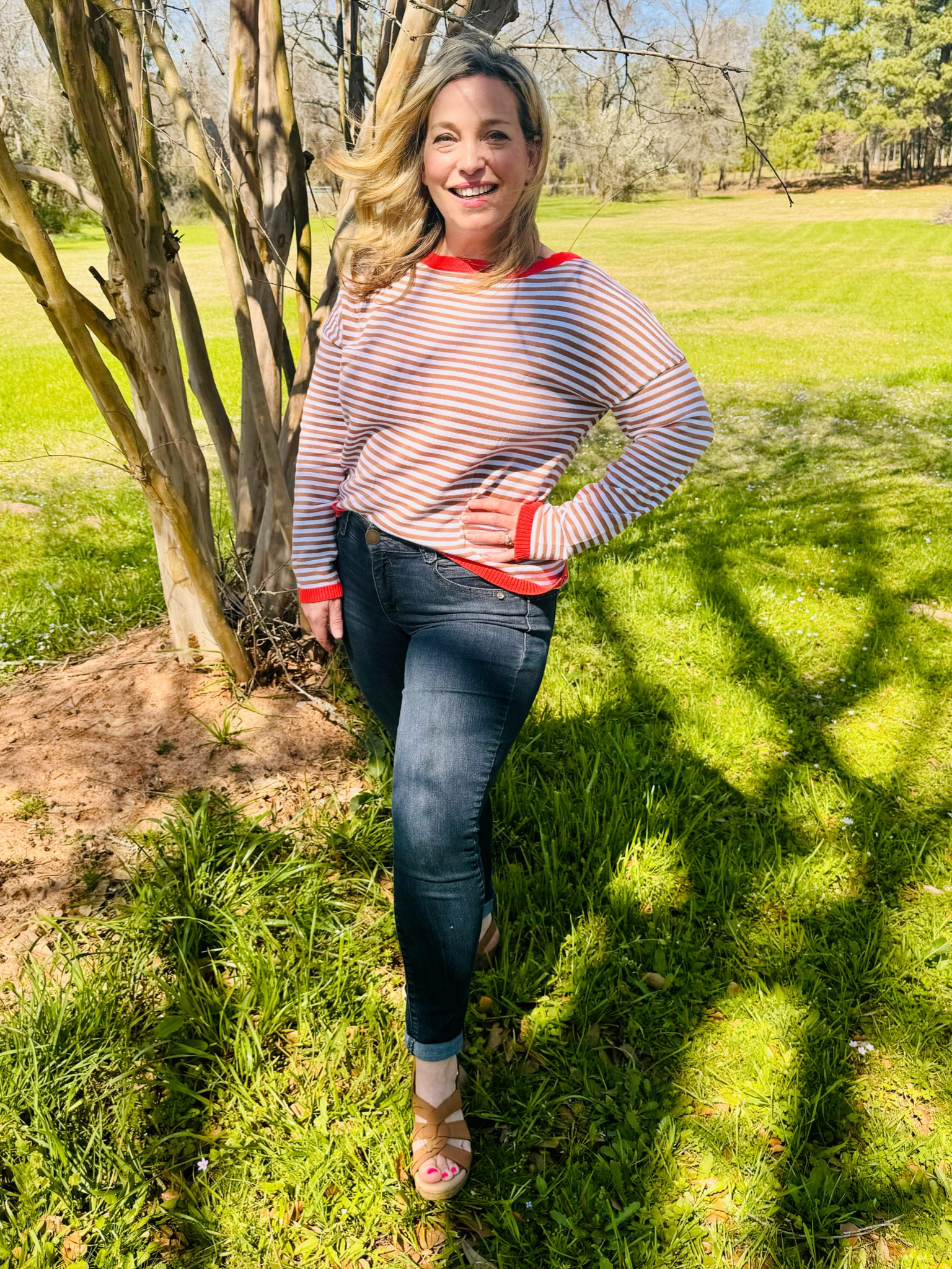 This lightweight sweater layers perfectly with your travel outfit!

#LTKover40 #LTKtravel #LTKmidsize