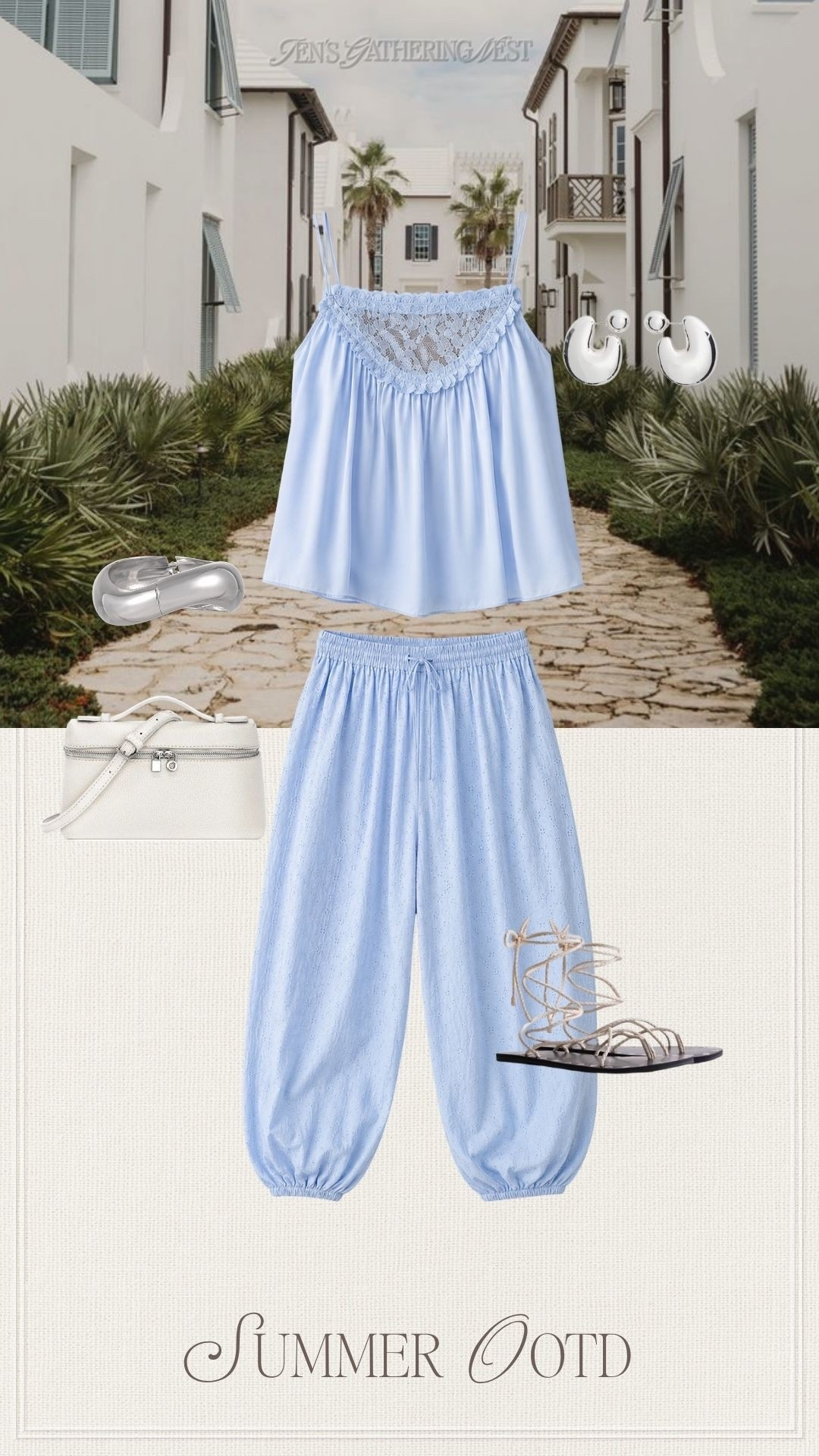 OOTD idea for summer 🤍✨ (& it’s Walmart!)

#summer #ootd #summerset #pants #tank #sandals #walmart #walmartstyle #walmartfashion #sandals #babyblue #blue

#LTKSeasonal #LTKSaleAlert #LTKootd