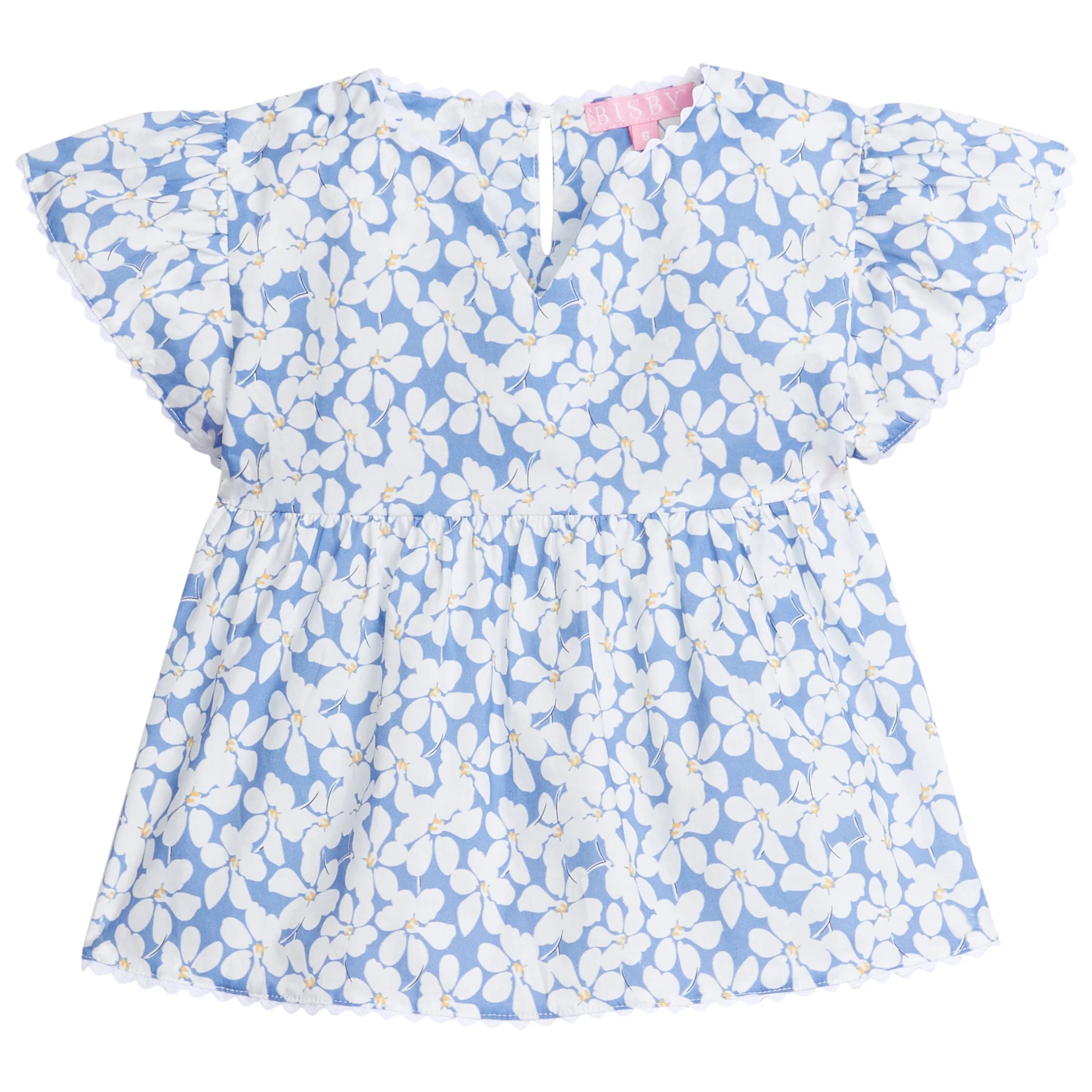 Positano Blouse - Piccadilly Blue | BISBY Kids