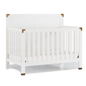 Baby Relax Miles 5-in-1 Convertible Crib in White | Homesquare
