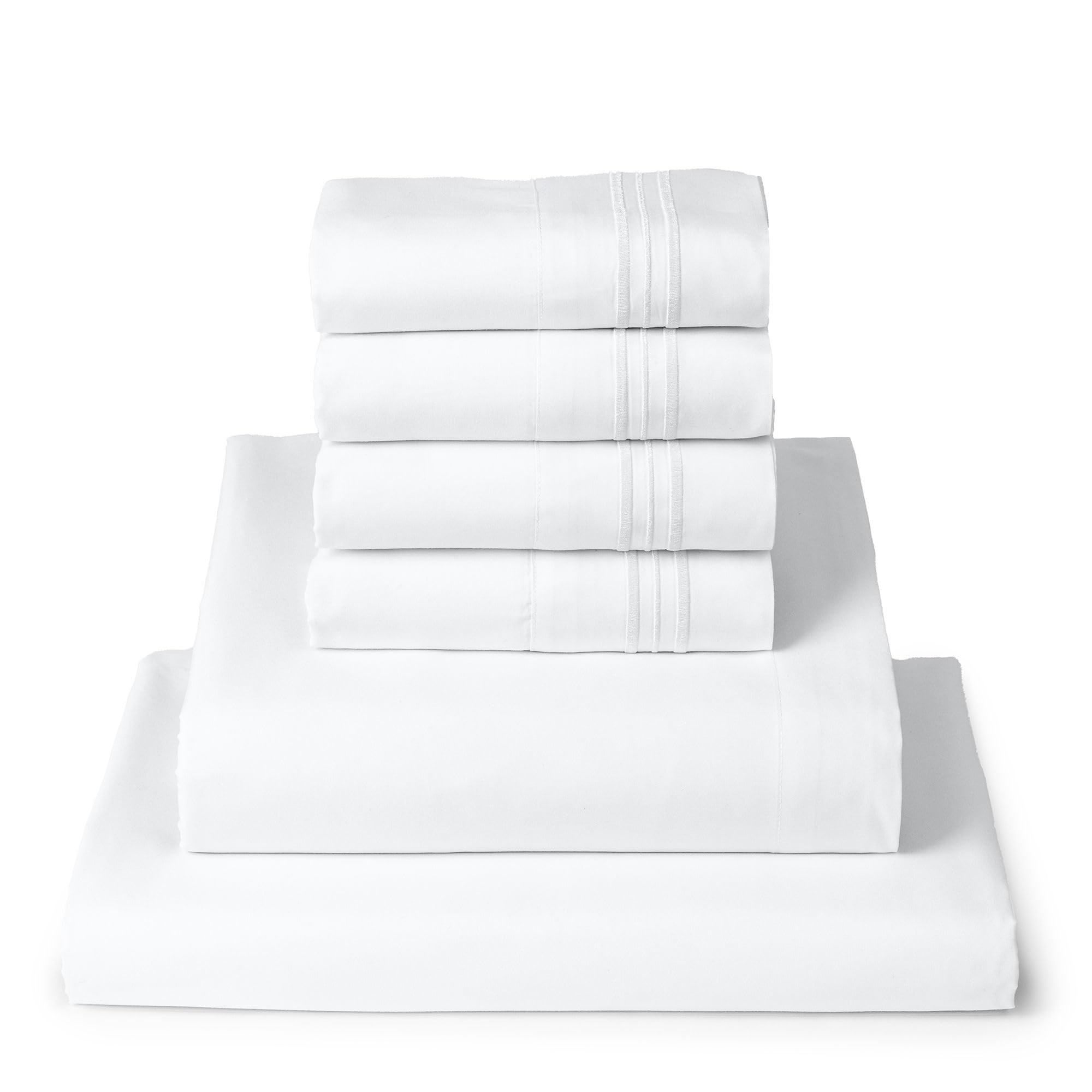 Mellanni Queen Sheet Set - 6-Piece Iconic Collection Bedding, (Including 4 Pillowcases), 16-Inch ... | Amazon (US)