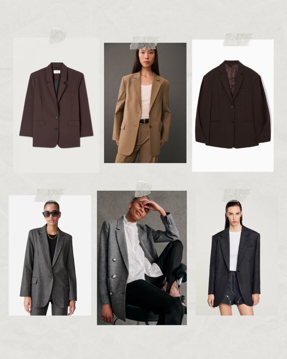 Sélection de blazers marrons et gris pour tous les budgets 🤎🍂

#LTKstyletip #LTKworkwear #LTKfrance