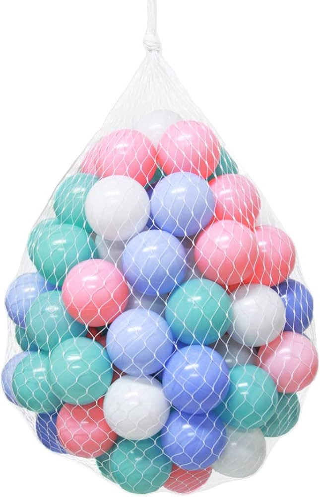 Wonder Space Soft Pit Balls, Chemical-Free Crush Proof Plastic Ocean Ball, BPA Free with No Smell... | Amazon (US)