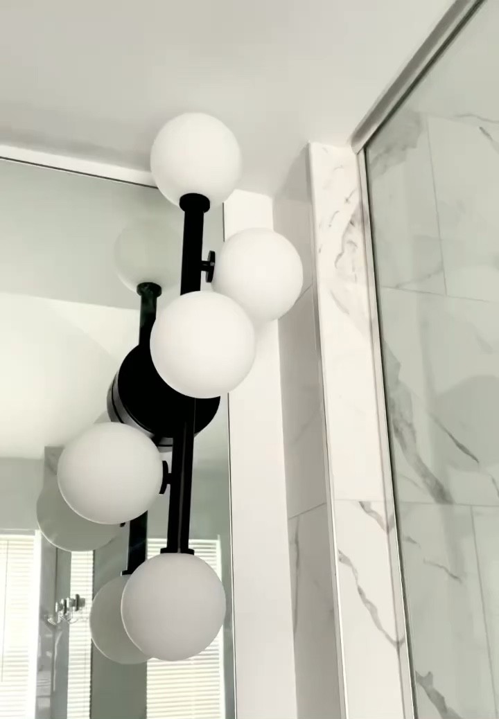 Modern Light Fixture
Milky Globe Light Sconce 
Vanity Light Fixture 

#LTKstyletip #LTKhome