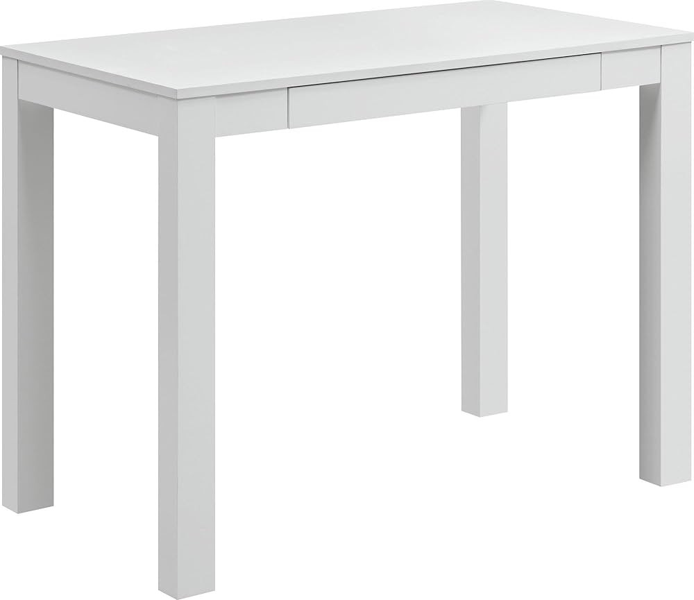 Ameriwood Home Desk Parsons, White | Amazon (US)