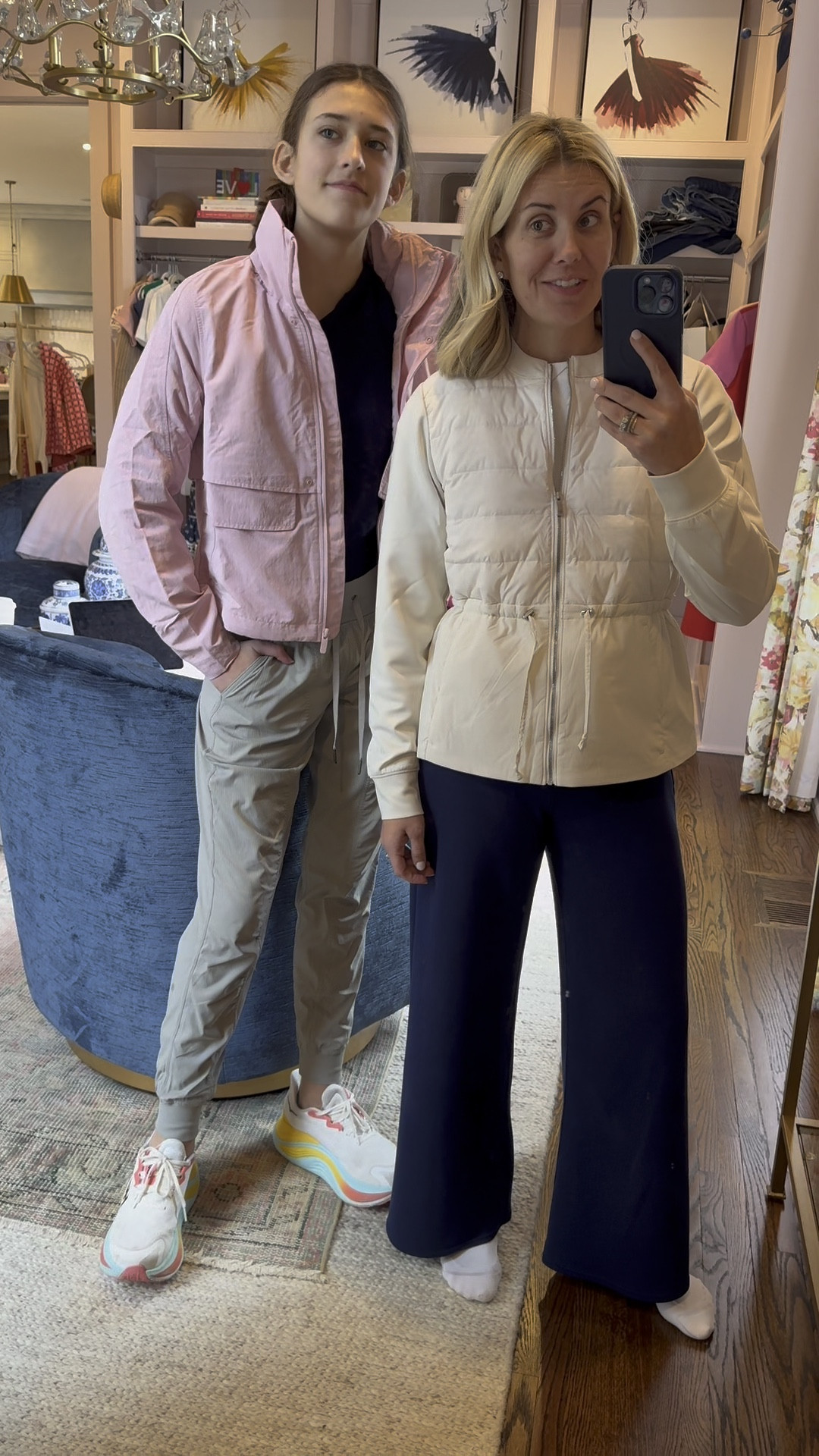 A little lulu new arrival!

I’m in size xs pink jacket and S bone … Mc is in size 2 jacket and size 4 pant! 



#LTKStyleTip #LTKFitness #LTKTravel