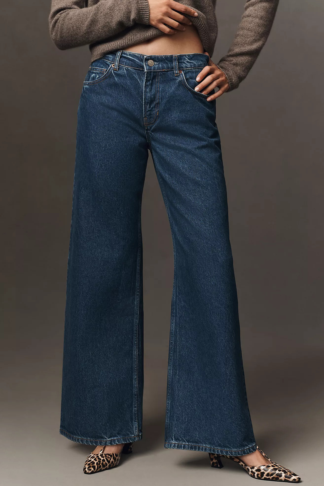 Reformation Cary Low-Rise Slouchy Wide-Leg Jeans | Anthropologie (US)