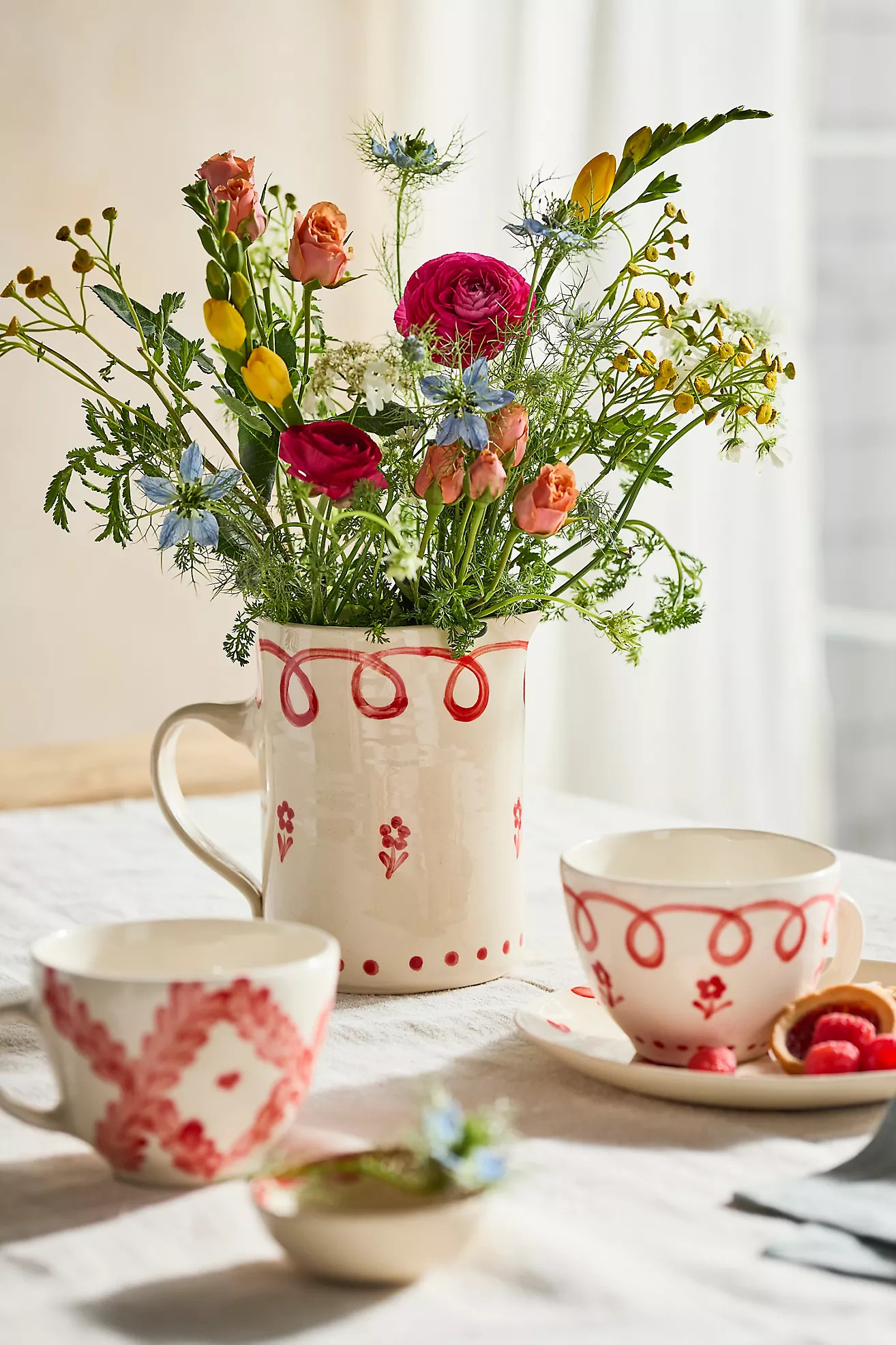 Heart + Garland Artisan Stoneware Mug | Anthropologie (US)