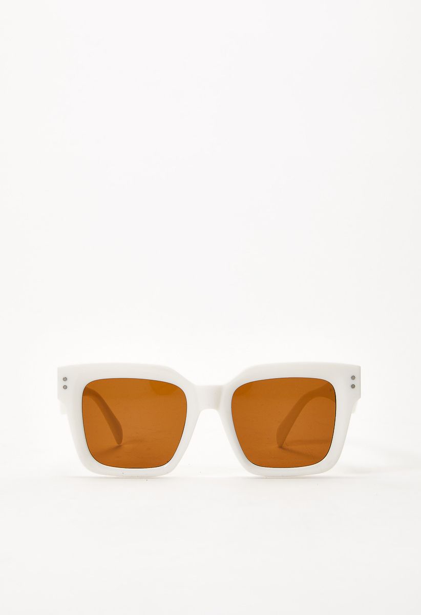 Square Wide Frame Sunglasses | ShoeDazzle