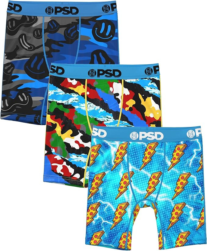 PSD Underwear Boys Boxer Briefs - Animal Print, Comfortable Active Underwear for Boys, Packs & Si... | Amazon (US)