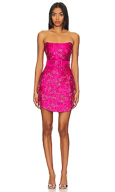 Amanda Uprichard Joss Mini Dress in Rosebud Brocade from Revolve.com | Revolve Clothing (Global)