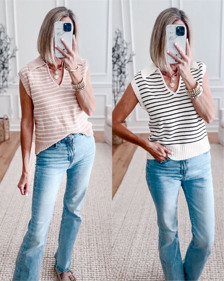 ⭐️ Amazon vneck knit sweater tops come in other colors
Wearing a small 
Loft Flare jeans 50% off plus free shipping with code CYBER 


#LTKfindsunder50 #LTKsalealert #LTKSeasonal
