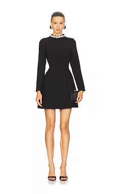 Bardot Delphi Long Sleeve Mini Dress in Black from Revolve.com | Revolve Clothing (Global)