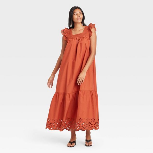 Women's Flutter Sleeveless Dress - A New Day™ | Target