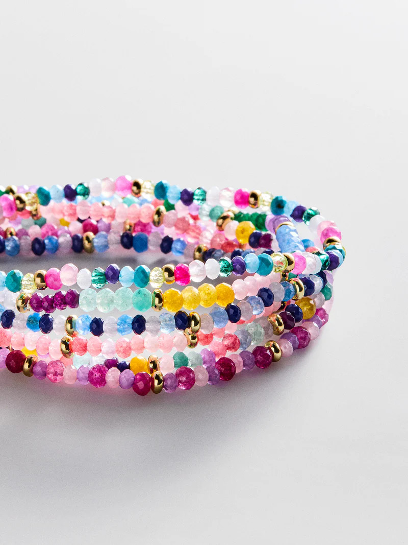 Emily Semi-Precious Bracelet - Light Multi | BaubleBar