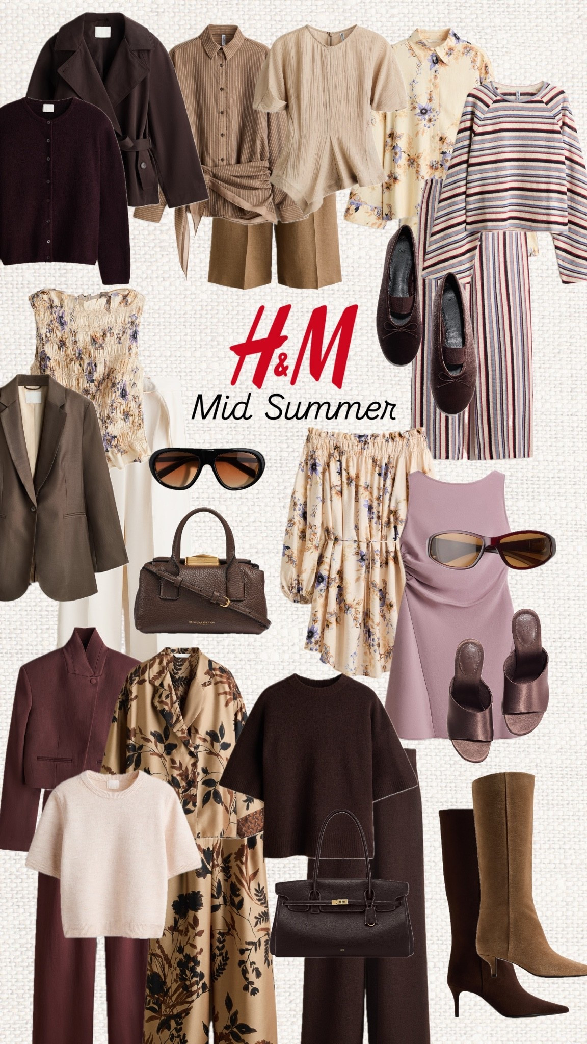 H&M just dropped the prettiest mid-summer pieces… and I’m already spotting hints of fall 🤎🍂

Save this post to come back later to shop 🤍

H&M new arrivals, H&M mid summer, H&M haul, transitional fashion, fall preview, chocolate brown outfit, neutral style, floral dress, knitwear, blazer outfit, ballet flats, suede boots, workwear style, chic wardrobe, capsule wardrobe, elevated basics, timeless fashion, everyday outfits, affordable fashion, LTK finds

#LTKworkwear #LTKsummer #LTKstyletip