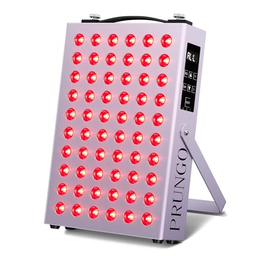 Red Light Therapy Device,RL-100, PrunGo 120W Red Light Therapy Device Panel with Adjustable Stand, 660nm 850nm Red Light Therapy | Amazon (US)