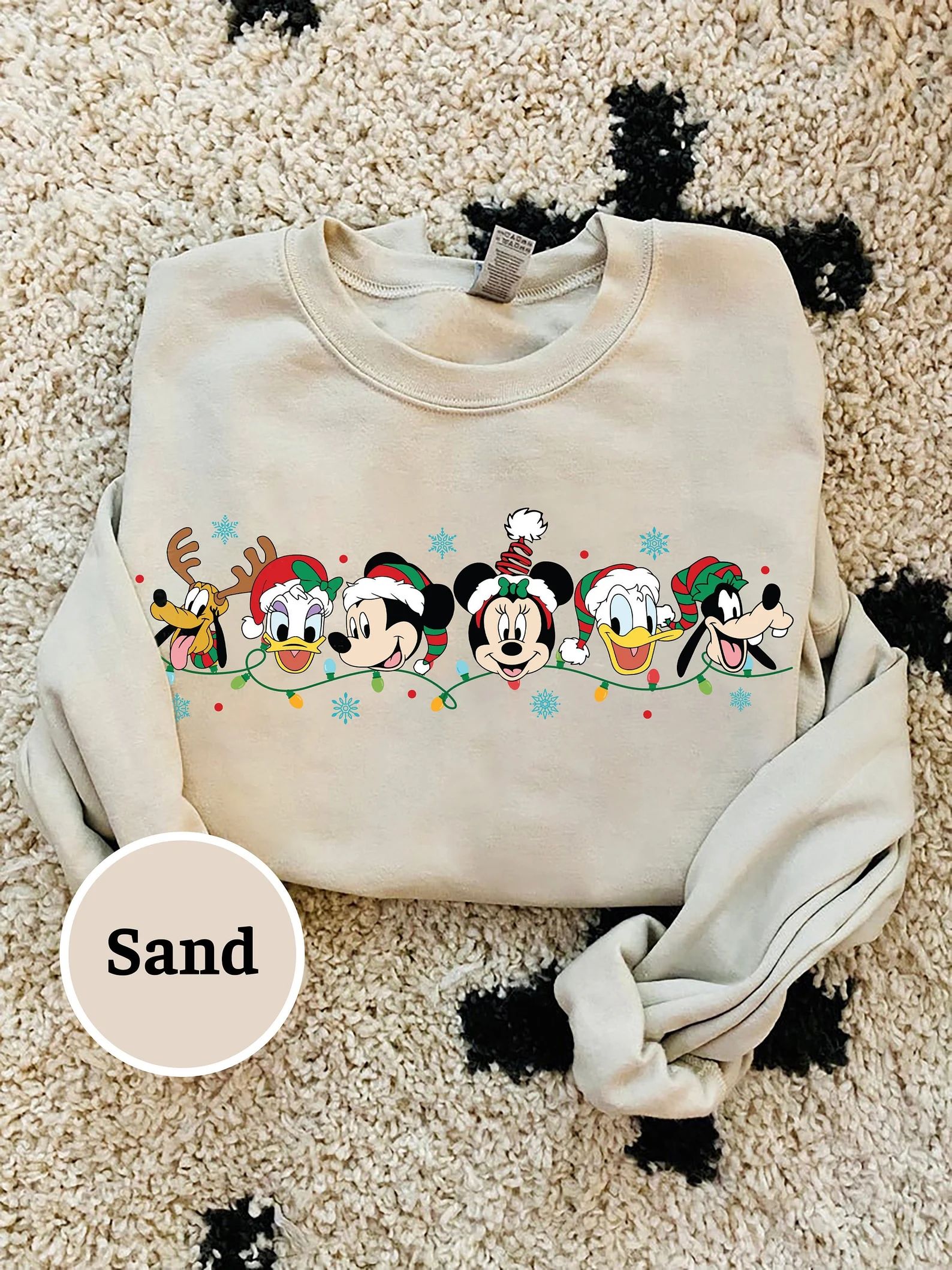 Disney Friends Christmas Sweatshirt Mickey Christmas Shirt - Etsy | Etsy (US)